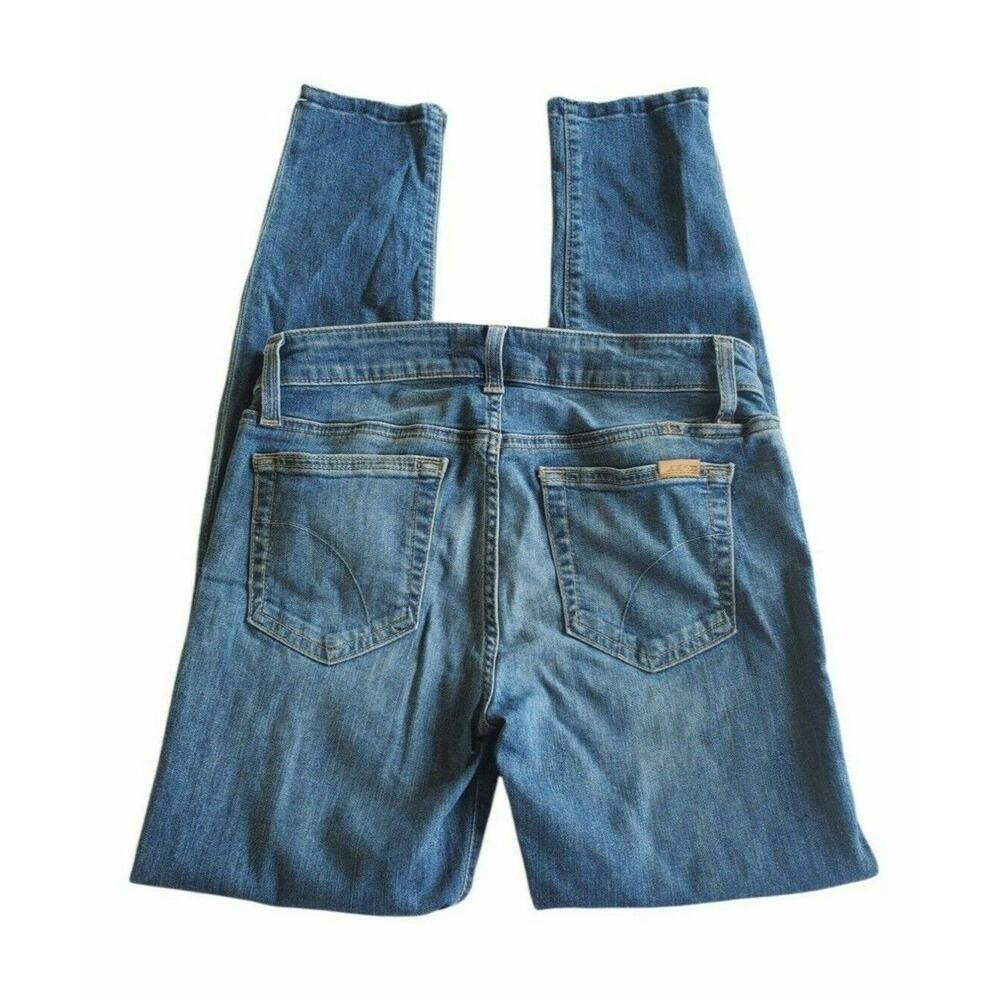 Joes Jeans‎ 26 Womens The Icon Ankle Mid Rise Skinny Leg Raw Hem Blue Casual